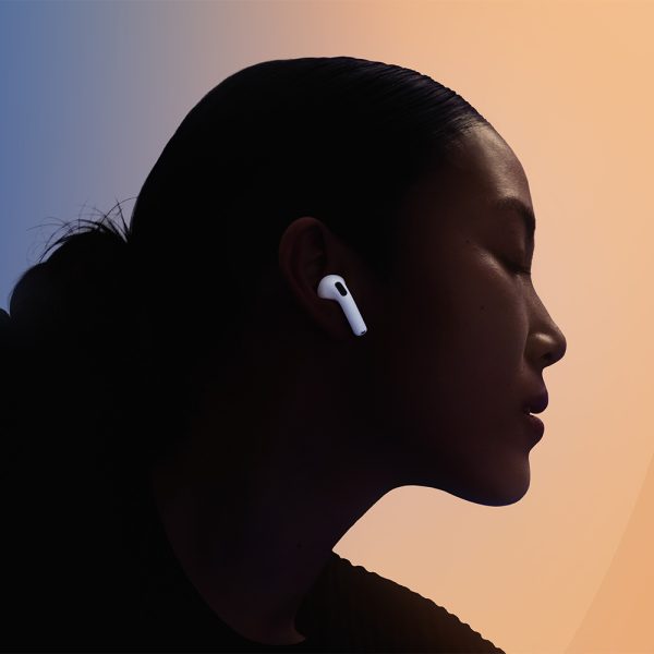 ایرپاد ۴ | AirPods 4 با کیس شارژ وایرلس و نویز کنسلینگ فعال با ۶ ماه گارانتی