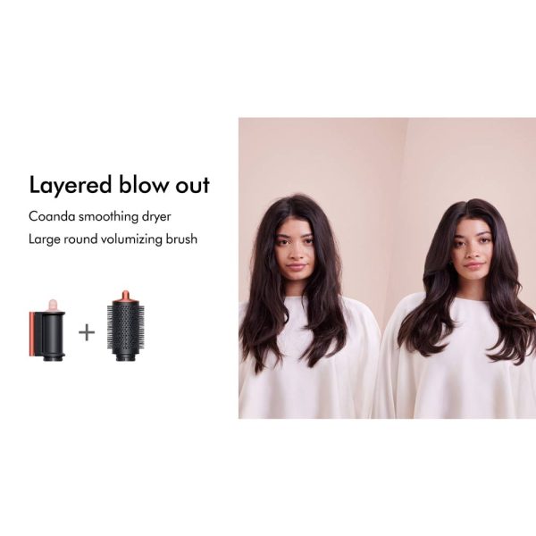 حالت دهنده مو دایسون مدل Dyson Airwrap multi-styler and dryer Complete Long Diffuse (Strawberry Bronze|Blush Pink) (صورتی|برنز) با گارانتی 24 ماه