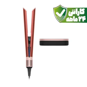 سشوار و صاف کننده مو دایسون مدل Dyson Airstrait straightener (Strawberry Bronze/Blush Pink) (توت فرنگی برنز و صورتی) با گارانتی 24 ماه