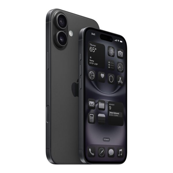 گوشی موبایل اپل iPhone 16 رنگ مشکی (black) حافظه 512 گیگ نات اکتیو CH/A با ۱۸ ماه گارانتی شرکتی