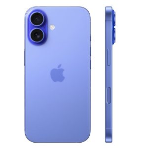 گوشی موبایل اپل iPhone 16 دست دوم رنگ آبی (blue) حافظه ۱۲۸ گیگ نات اکتیو CH/A رجسیتر شده