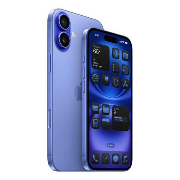 گوشی موبایل اپل iPhone 16 رنگ آبی (blue) حافظه 512 گیگ نات اکتیو CH/A با ۱۸ ماه گارانتی شرکتی