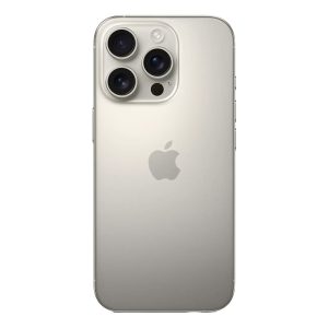 گوشی موبایل دست دوم اپل iPhone 15 Pro رنگ Natural Titanium حافظه 256 - گیگ ZA/A رجیستر نشده