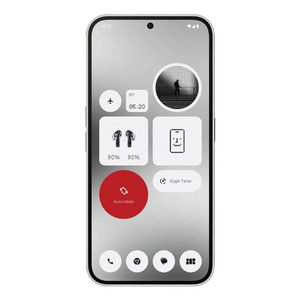 گوشی موبایل ناتینگ مدل Phone 2a ظرفیت 256 گیگابایت رم 12 گیگابایت رنگ سفید