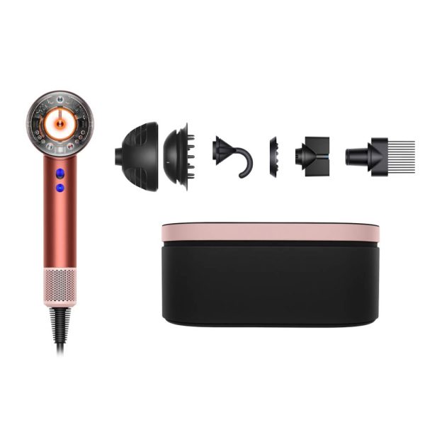 سشوار هوشمند دایسون مدل Dyson Supersonic Nural HD16 Strawberry Bronze/Blush Pink (صورتی/برنز) با گارانتی ۲۴ ماه