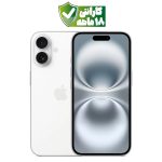 گوشی موبایل اپل iPhone 16 رنگ سفید (white) حافظه 128 گیگ نات اکتیو CH/A با ۱۸ ماه گارانتی شرکتی