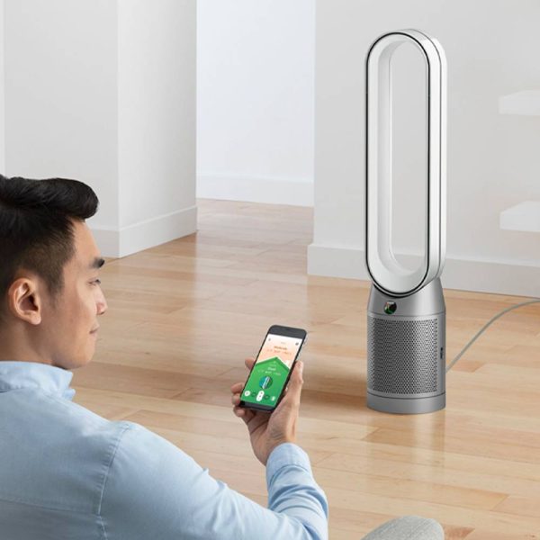 دستگاه تصفیه هوا دایسون انگلستان مدل Dyson Purifier Cool™ purifying fan TP07 (White|Silver)
