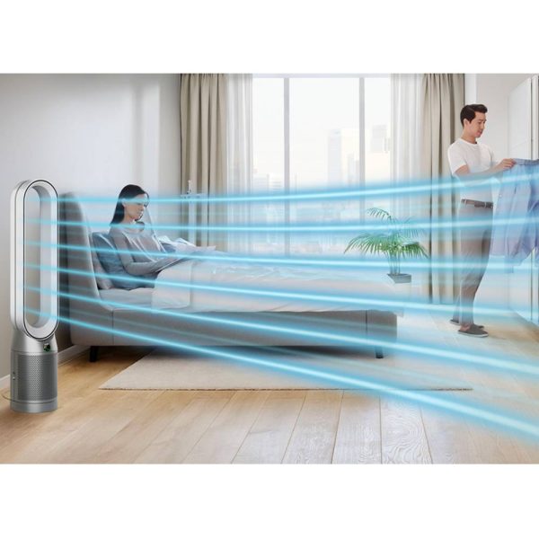 دستگاه تصفیه هوا دایسون انگلستان مدل Dyson Purifier Cool™ purifying fan TP07 (White|Silver)