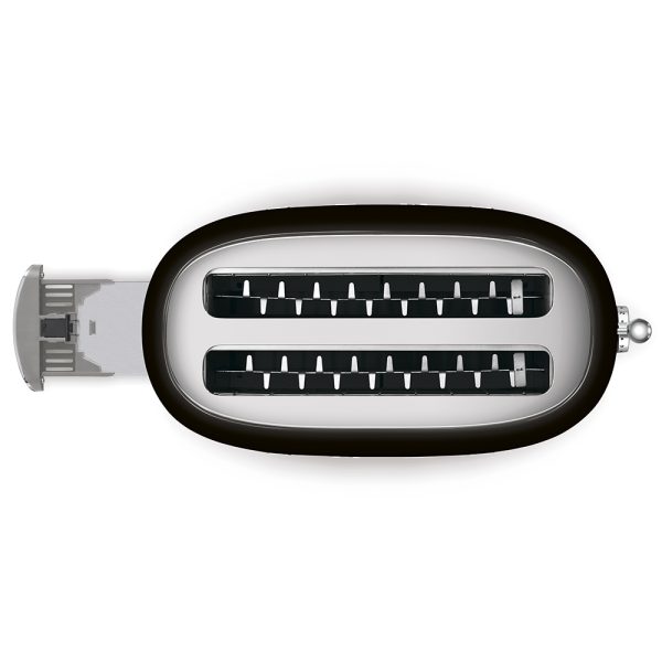 توستر 2 اسلایس بزرگ مشکی اسمگ مدل TSF02