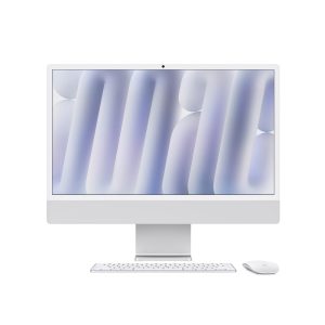 آی‌مک ۲۴ اینچ M4 10-10Core/256GB/16GB مدل MWUU3  - رنگ نقره ای