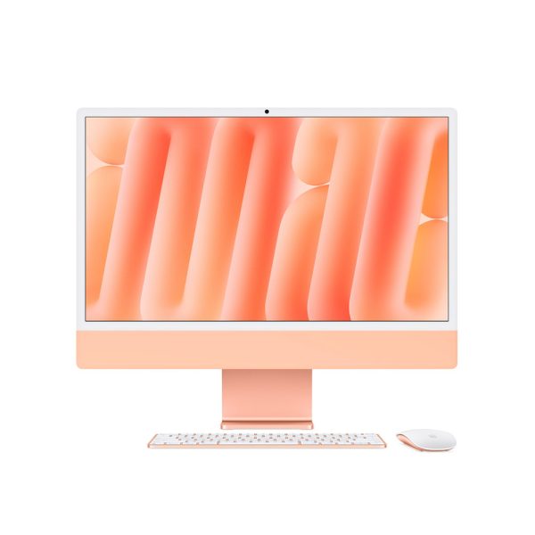 آی‌مک ۲۴ اینچ M4 10-10Core/256GB/16GB مدل MWV83  - رنگ نارنجی