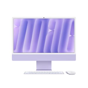 آی‌مک ۲۴ اینچ M4 10-10Core/256GB/16GB مدل MWV63 - رنگ بنفش