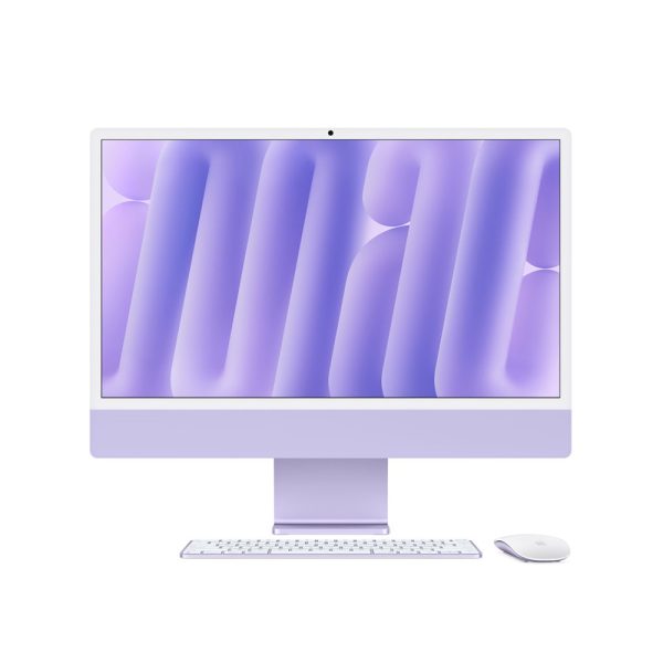آی‌مک ۲۴ اینچ M4 10-10Core/512GB/24GB مدل Z1K7  - رنگ بنفش