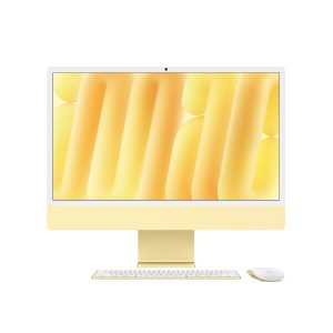آی‌مک ۲۴ اینچ M4 10-10Core/256GB/16GB مدل MWUW3  - رنگ زرد