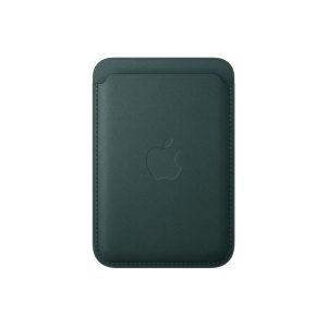 جاکارتی و استند اپل رنگ سبز | iPhone FineWoven Wallet Dark Green