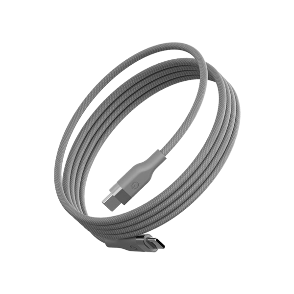کابل مغناطیسی انرژیا Helix USB-C | رنگ طوسی طول ۱.۵ متری