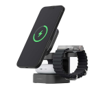 شارژر وایرلس انرژیا MagCube Qi2 Certified 3-in-1