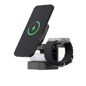 شارژر وایرلس انرژیا MagCube Qi2 Certified 3-in-1