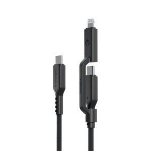 کابل ۲در۱ انرژیا Flow Duo 2-in-1 C to C + Lightning Cable