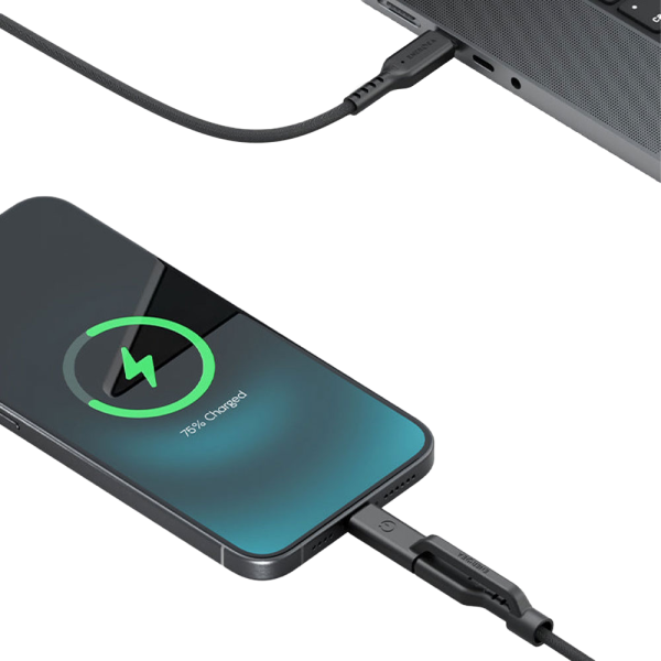 کابل ۲در۱ انرژیا Flow Duo 2-in-1 C to C + Lightning Cable