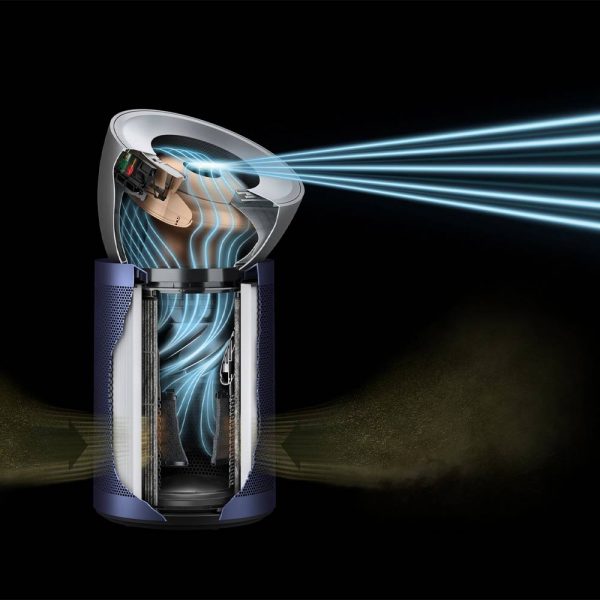 دستگاه تصفیه هوا دایسون مدل Dyson Purifier Big Quiet Formaldehyde BP03 in Nickel and Prussian blue (سورمه‌ای|نقره ای)