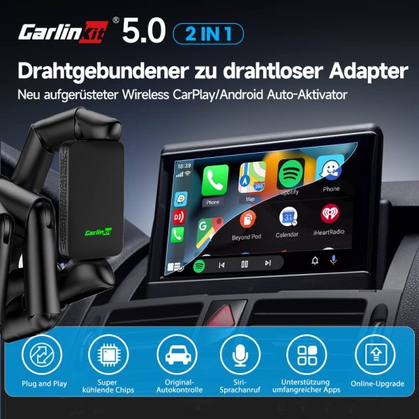 کارپلی ورژن ۵ برند کارلین کیت مناسب خود روهای مجهز به Apple Carplay و Android Auto