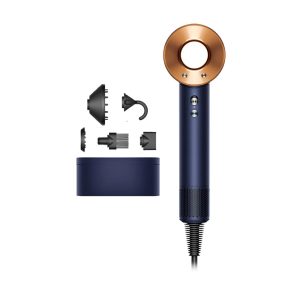 سشوار دایسون مدل Dyson Supersonic hair dryer (Prussian Blue/Rich Copper) (سرمه ای/مسی)