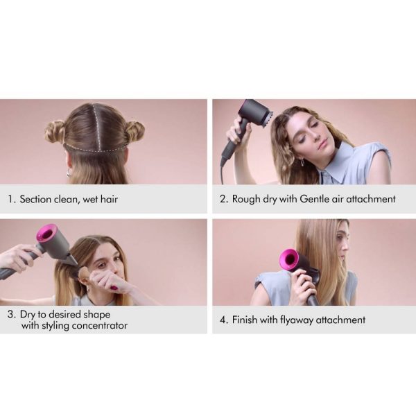 سشوار دایسون مدل Dyson Supersonic hair dryer (Prussian Blue/Rich Copper) (سرمه ای/مسی)