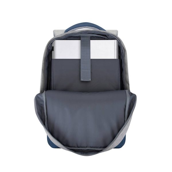 کوله پشتی ریواکیس مدل 7562 grey/dark blue anti-theft Laptop backpack 15.6