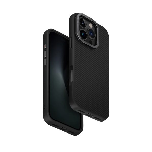 قاب یونیک مدل Keva Max برای iPhone 16 Pro | رنگ مشکی کربنی