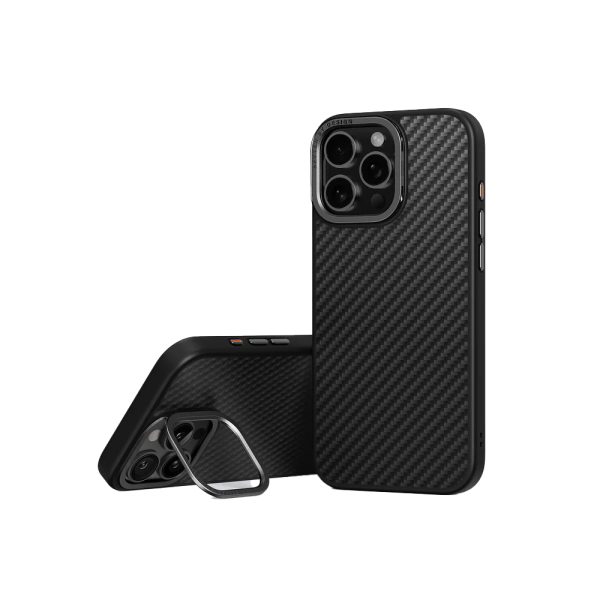 قاب یونیک مدل Keva Max برای iPhone 16 Pro | رنگ مشکی کربنی