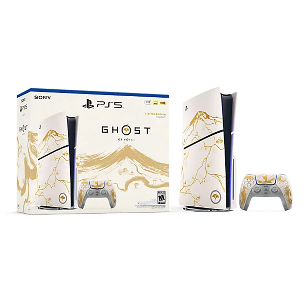 کنسول بازی سونی پلی استیشن 5 اسلیم لیمیتد گوست اف یوتای استاندارد ظرفیت ۱ ترابایت | PlayStation 5 Slim Ghost of yotei Limited Edition