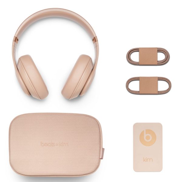 هدفون بی سیم بیتس مدل Beats Studio X Pro Kim Kardashian Moon رنگ کرم