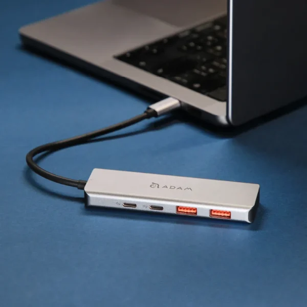 هاب چهار پورت USB-C آدام المنتس مدل Casa Hub A04