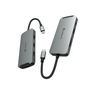 هاب ۸ پورت USB-C آدام المنتس مدل Casa Hub A08