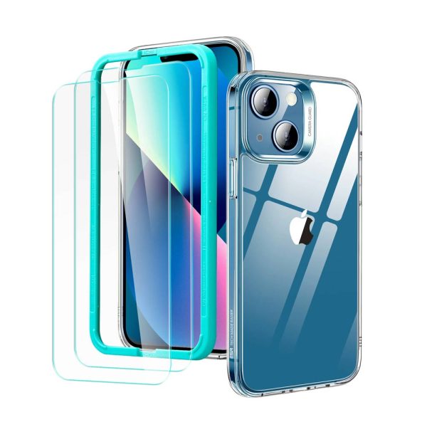 پکیج قاب و دو عدد گلس ESR برای آیفون ۱۳ و ۱۳ پرو | ESR Armorite Screen Protector & Case