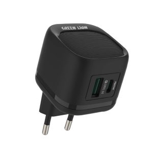 شارژر دیواری ۲۰ وات گرین مدل Green Lion PD20W+QC