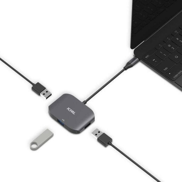 هاب ۳ پورت USB-C به USB جی سی پال مدل JCP6149