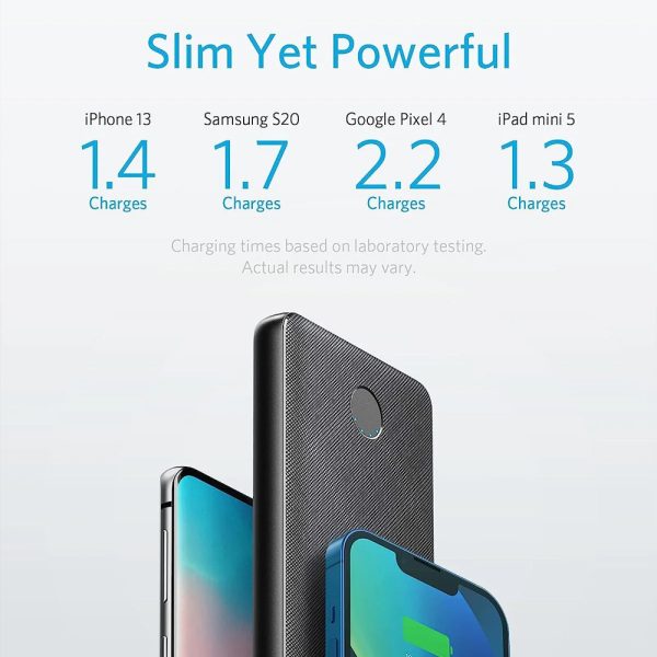 پاوربانک انکر مدل PowerCore Slim A1245 ظرفیت 10000 میلی آمپر ساعت