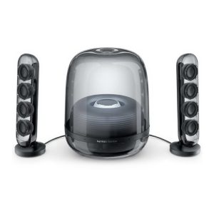 اسپیکر دسکتاپ هارمن کاردن مدل soundsticks 4 | رنگ مشکی با گارانتی