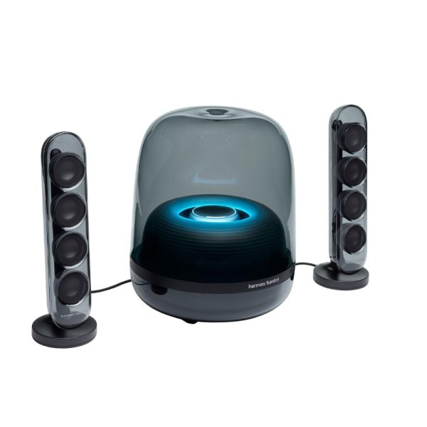 اسپیکر دسکتاپ هارمن کاردن مدل soundsticks 4 | رنگ مشکی با گارانتی