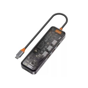 هاب آداپتور تایپ سی 7 در 1 ویوو Wiwu Cyber Type-C HUB 7in1 CB007
