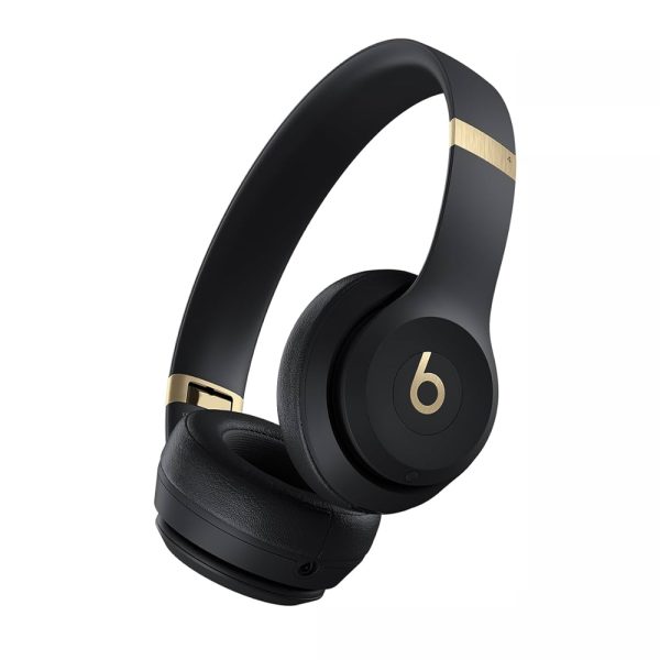 هدفون سولو 4 وایرلس مدل Beats Solo4 Wireless رنگ مشکی طلایی