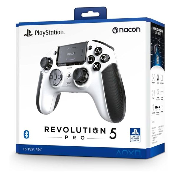 دسته بازی پلی استیشن 5 سونی مدل NACON Revolution 5 Pro سفید