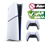 کنسول بازی سونی پلی استیشن 5  اسلیم دیجیتال دو دسته |  PlayStation 5 slim Digital ظرفیت ۱ ترابایت با گارانتی ۱۸ ماهه