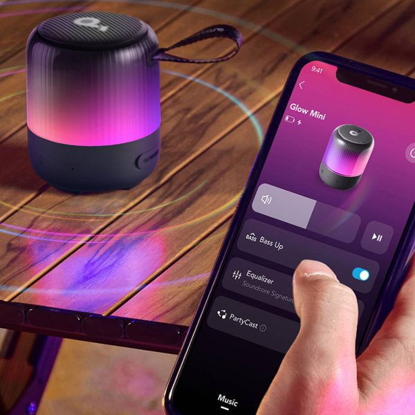 اسپیکر بلوتوثی قابل حمل انکر مدل Glow Mini A3136011