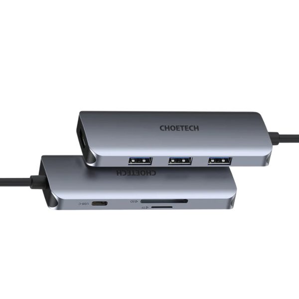 هاب هفت پورت USB-C برند چویتک مدل HUB-M19