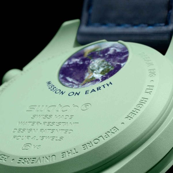 ساعت امگا سواچ مدل Omega X Swatch MISSION ON EARTH SO33G100