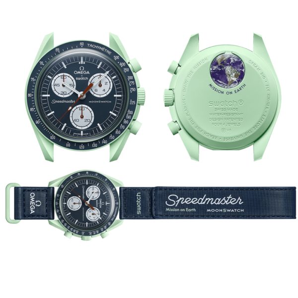 ساعت امگا سواچ مدل Omega X Swatch MISSION ON EARTH SO33G100