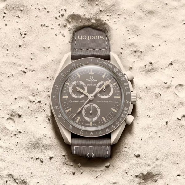ساعت امگا سواچ مدل MISSION ON EARTH Desert Omega X Swatch SO33T103